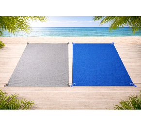 מחצלת חוף זוגית נגד חול עם תיק נשיאה תואם